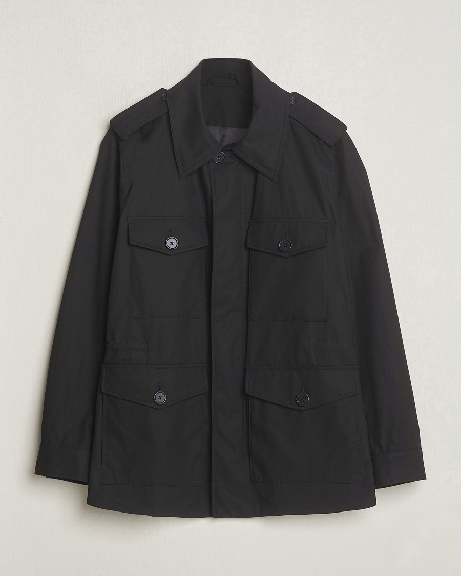 Homme | Manteaux Et Vestes | Tiger of Sweden | Bendrik Cotton Field Jacket Black
