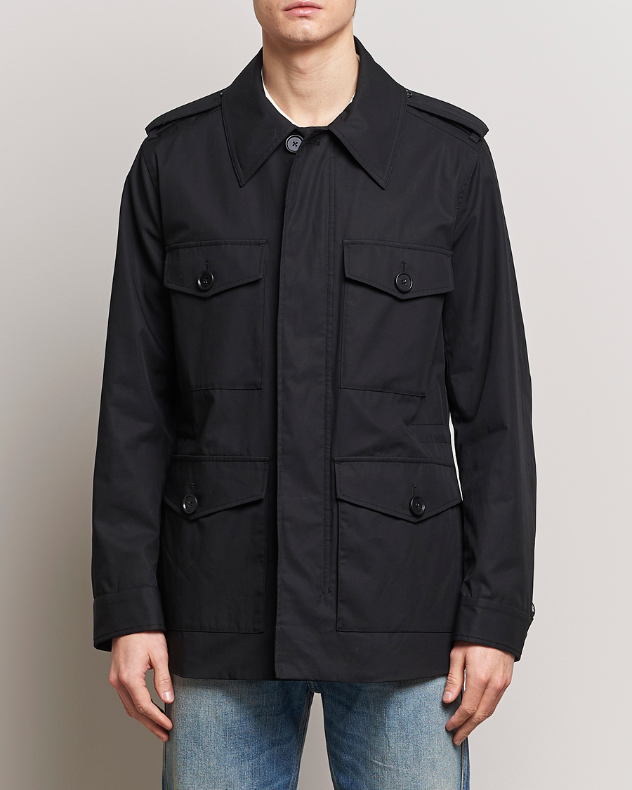 Homme | Manteaux Et Vestes | Tiger of Sweden | Bendrik Cotton Field Jacket Black