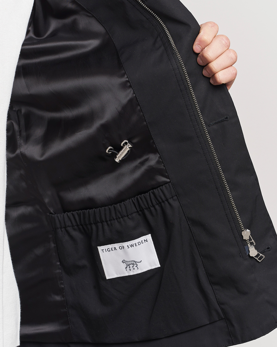 Homme | Manteaux Et Vestes | Tiger of Sweden | Bendrik Cotton Field Jacket Black
