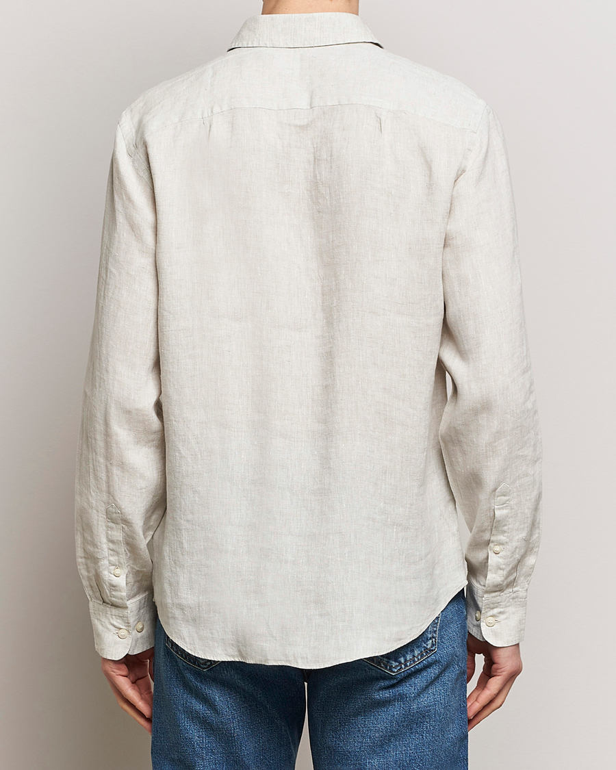 Homme | Chemises | Tiger of Sweden | Spenser Linen Shirt Pale Clay