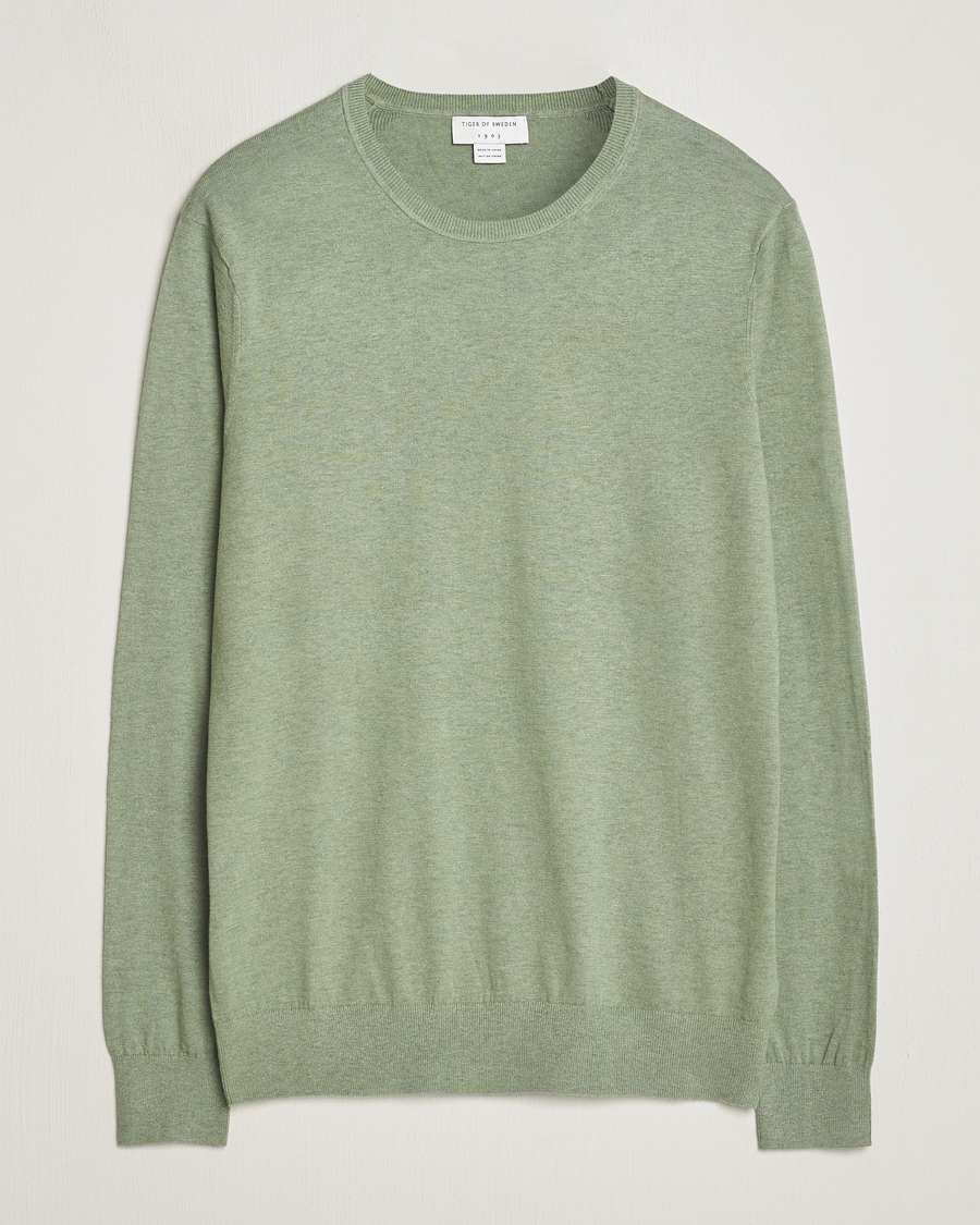Heren | Truien | Tiger of Sweden | Michas Cotton/Linen Knitted Sweater Shadow