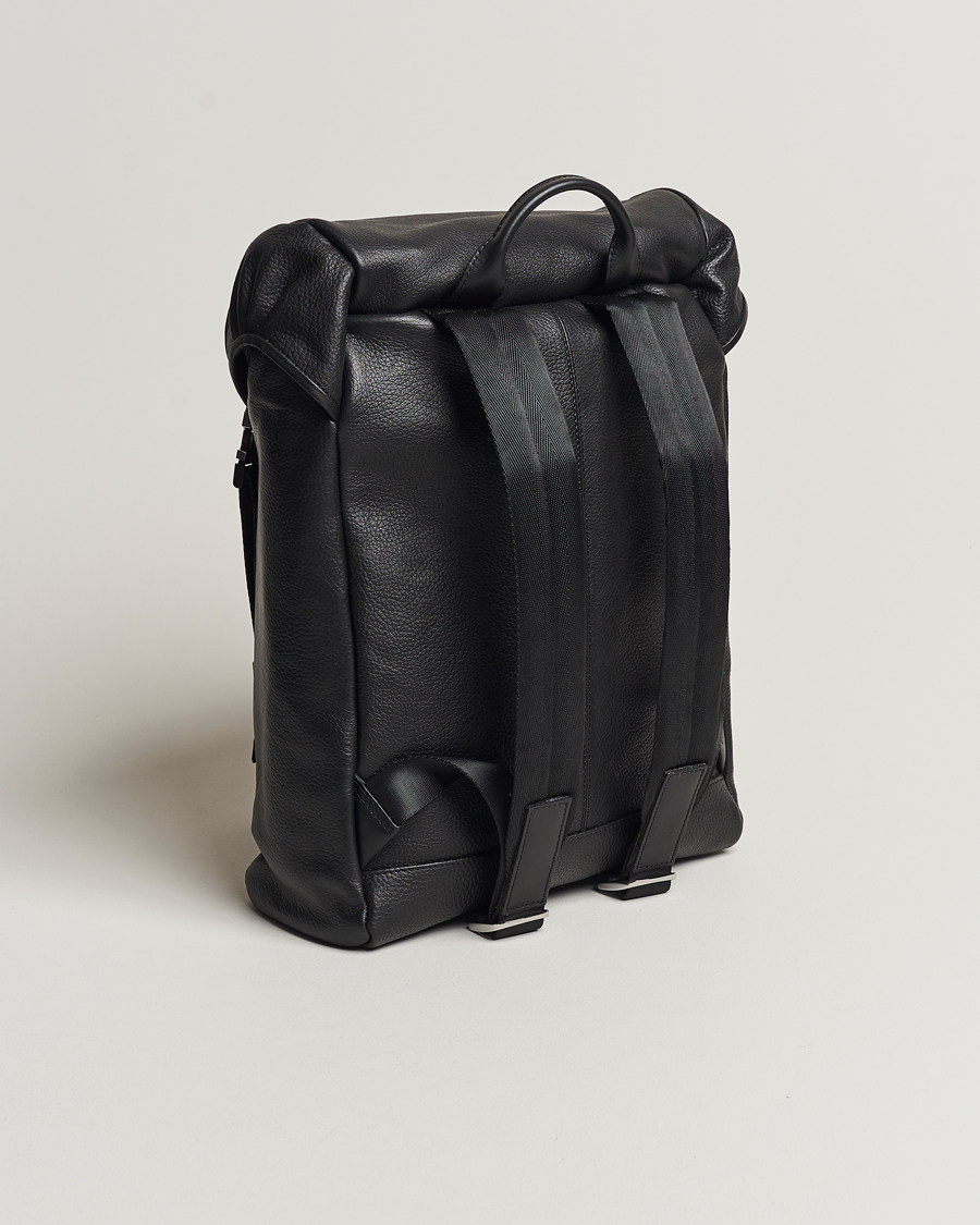 Homme | Tiger of Sweden Baha Grained Leather Backpack Black | Tiger of Sweden | Baha Grained Leather Backpack Black