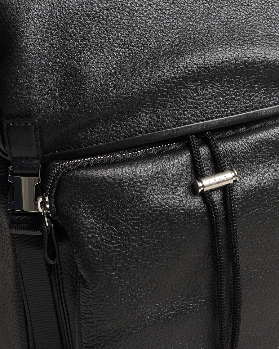 Homme | Tiger of Sweden Baha Grained Leather Backpack Black | Tiger of Sweden | Baha Grained Leather Backpack Black