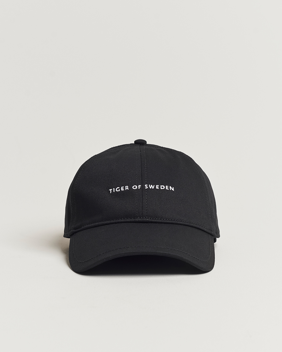 Homme | Tiger of Sweden Hent Cotton Cap Black | Tiger of Sweden | Hent Cotton Cap Black