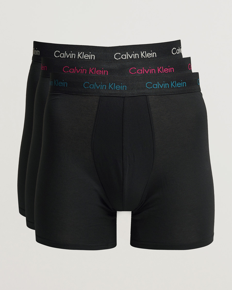 Homme | Sous-Vêtements Et Chaussettes | Calvin Klein | Cotton Stretch 3-Pack Boxer Breif Black