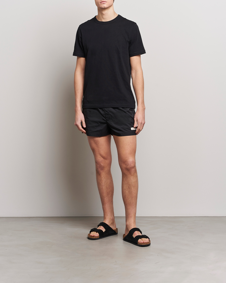 Homme | Maillots De Bain | Calvin Klein | Logo Drawstring Swimshorts Black