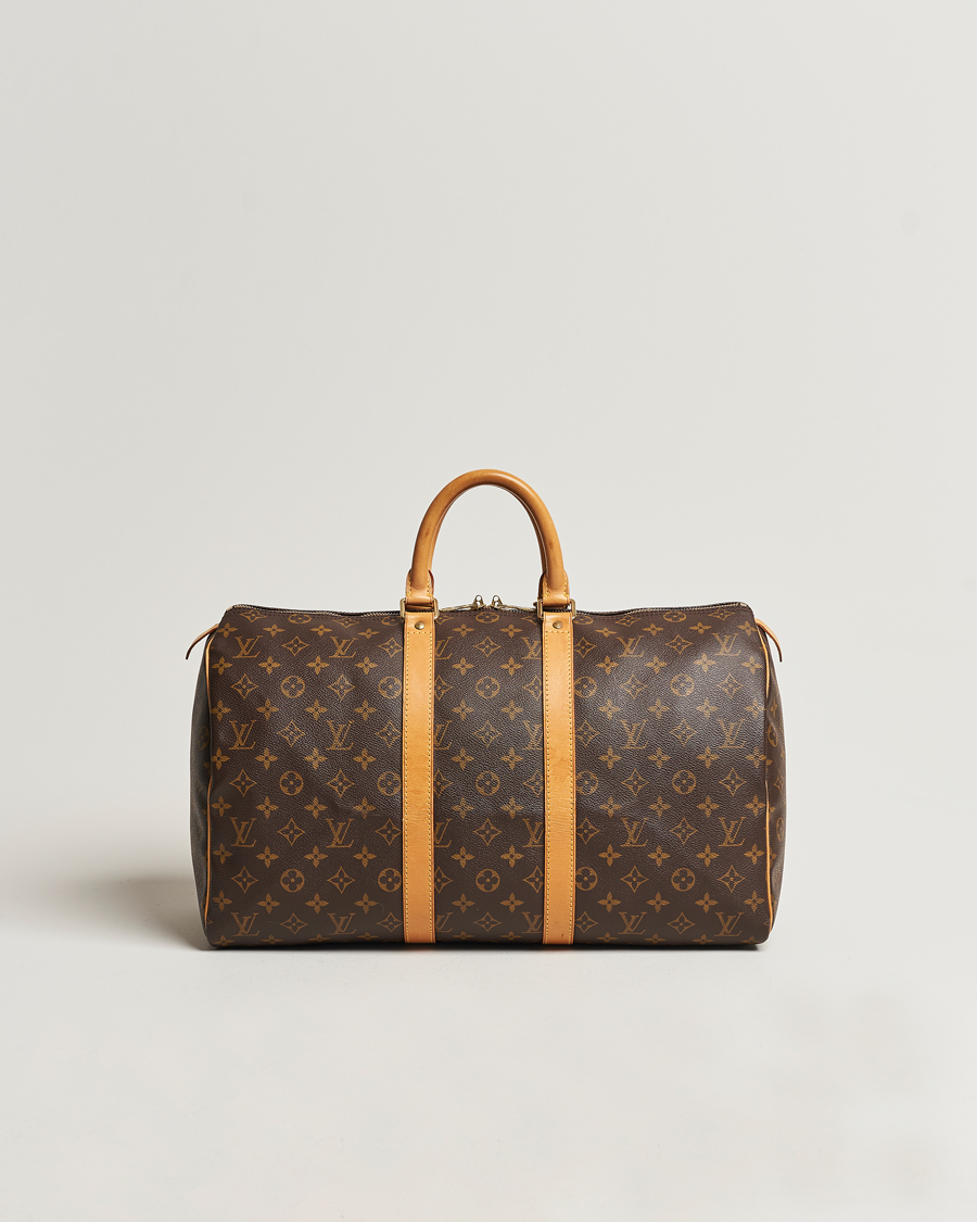 Heren | Louis Vuitton Pre-Owned Keepall 45 Bag Monogram | Louis Vuitton Pre-Owned | Keepall 45 Bag Monogram