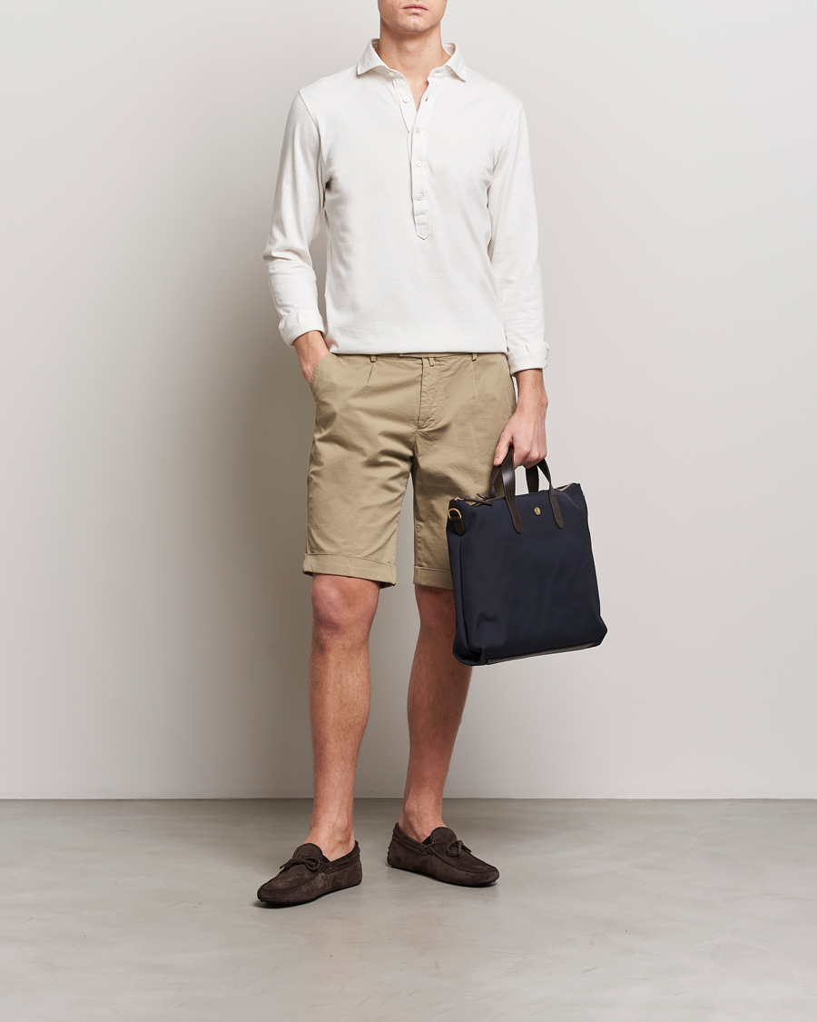 Homme | Shorts | Briglia 1949 | Pleated Cotton Shorts Taupe
