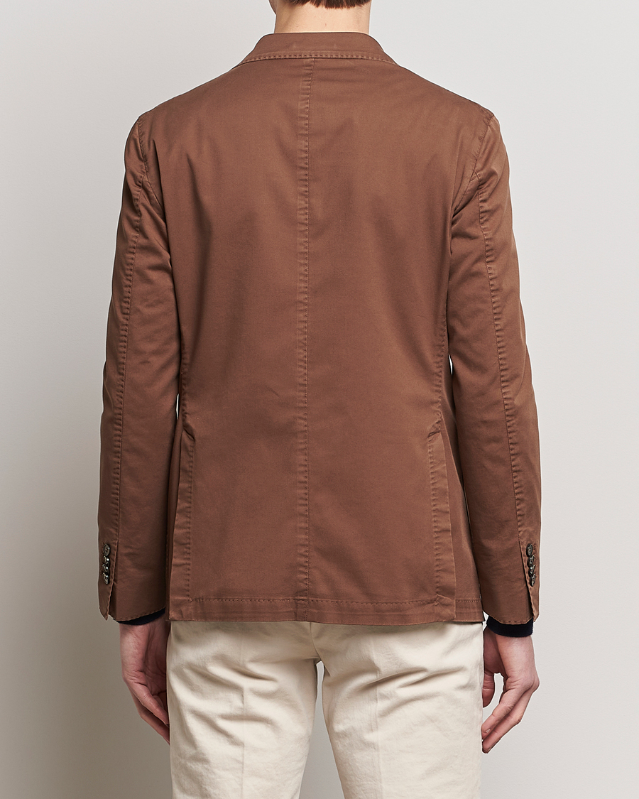 Homme | Blazers | L.B.M. 1911 | Jack Regular Fit Cotton Stretch Blazer Brown