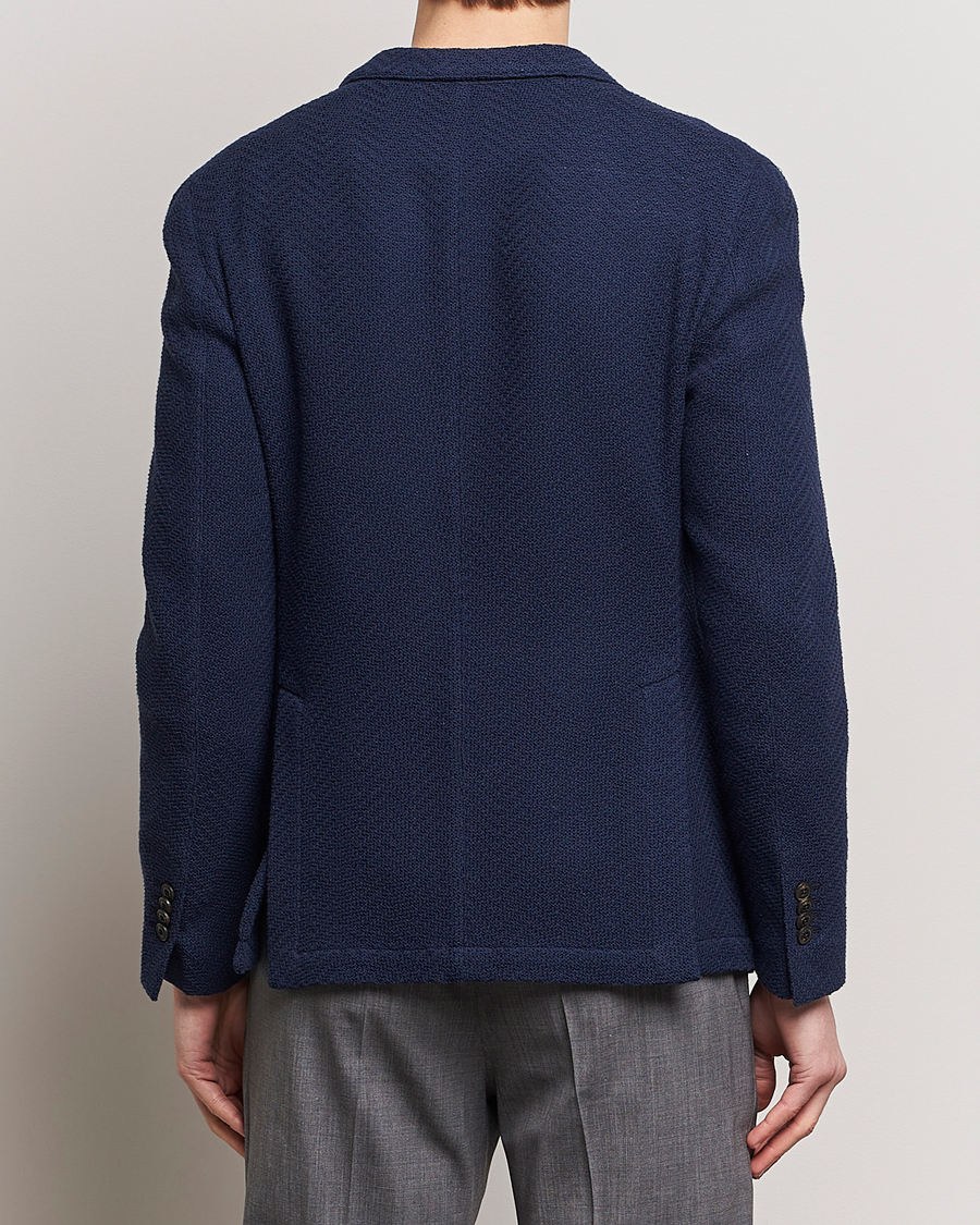 Homme | Blazers | L.B.M. 1911 | Double Breasted Jersey Punto Blazer Navy