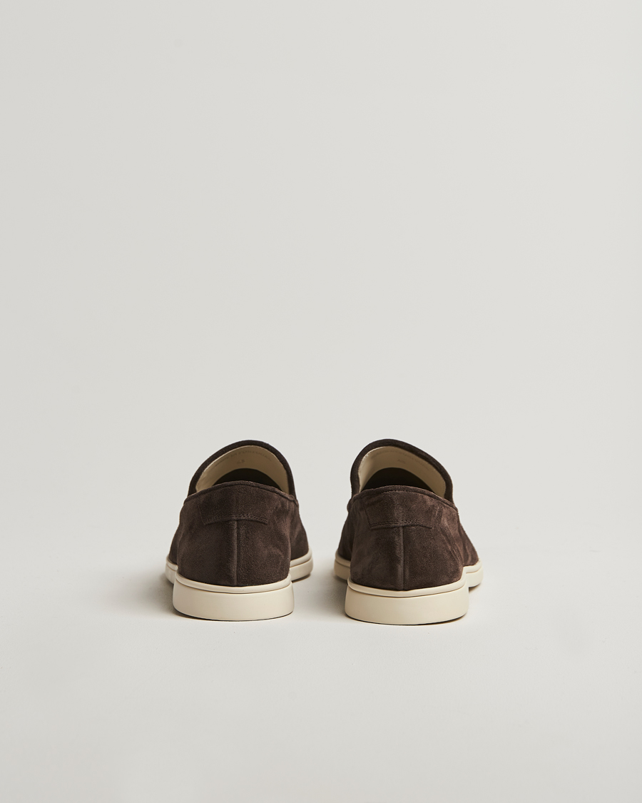 Homme | Baskets | CQP | Debonair Suede Loafers Chocolate