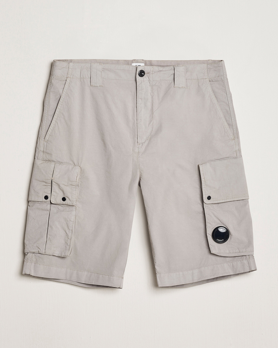 Homme | Shorts | C.P. Company | Twill Stretch Cargo Shorts Grey