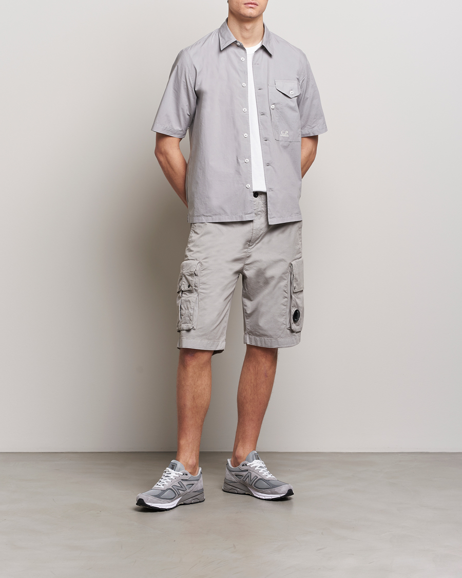 Homme | Shorts | C.P. Company | Twill Stretch Cargo Shorts Grey