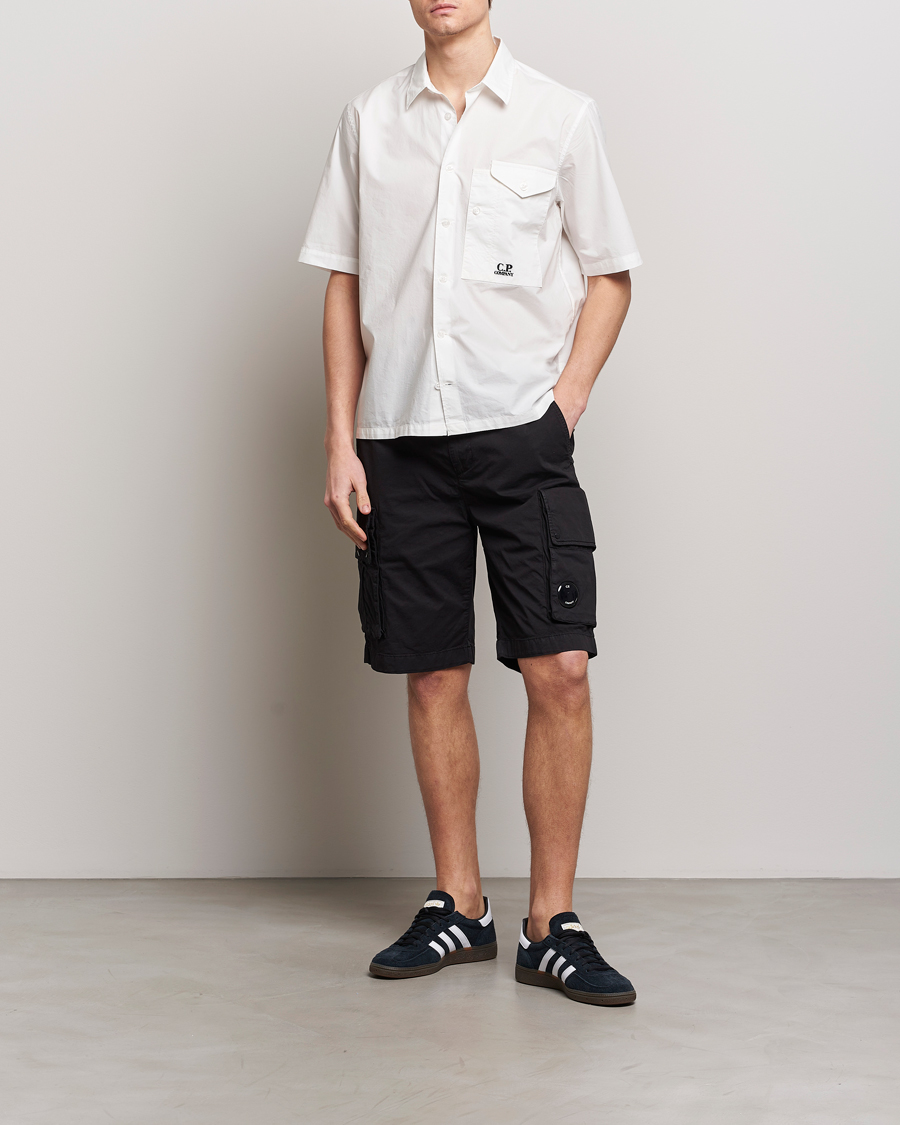 Homme | Chemises | C.P. Company | Short Sleeve Popline Shirt White