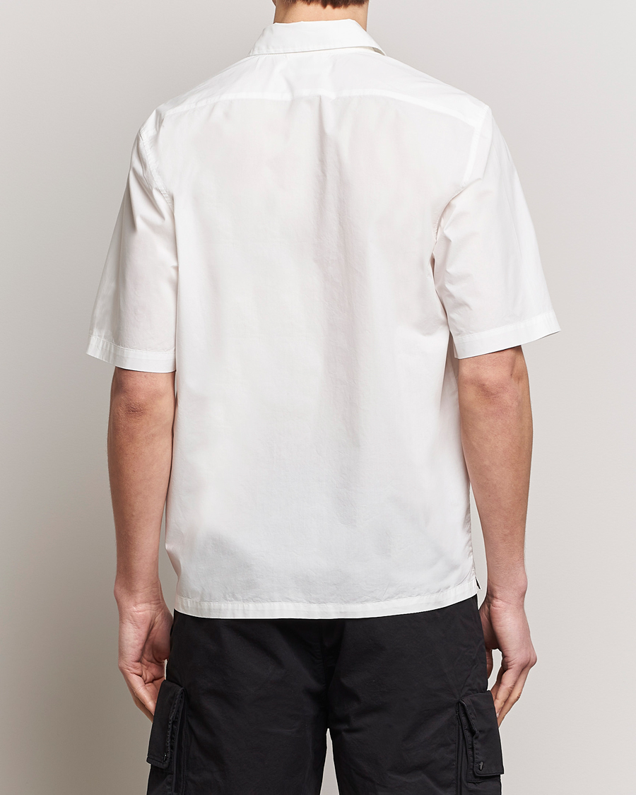 Homme | Chemises | C.P. Company | Short Sleeve Popline Shirt White