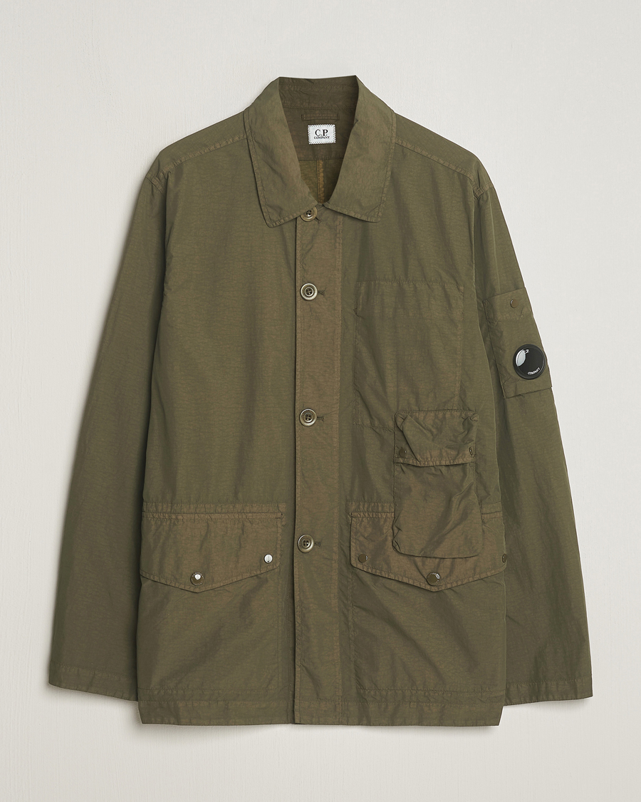 Heren | Jassen | C.P. Company | Flatt Nylon Coat Dark Olive