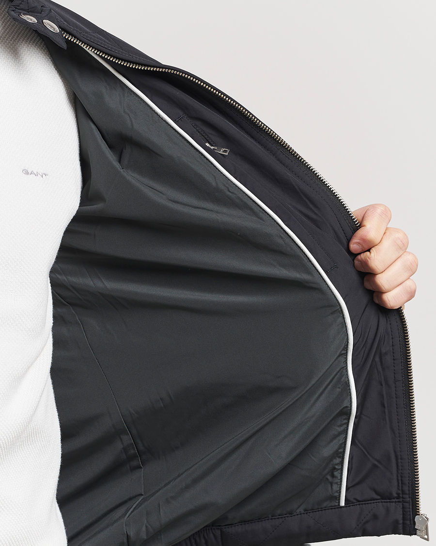 Heren | Jassen | Gant | The Quilted Windcheater Black