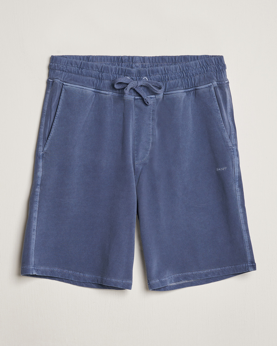 Homme | Shorts | Gant | Sunbleached Sweatshorts Dusty Blue Sea