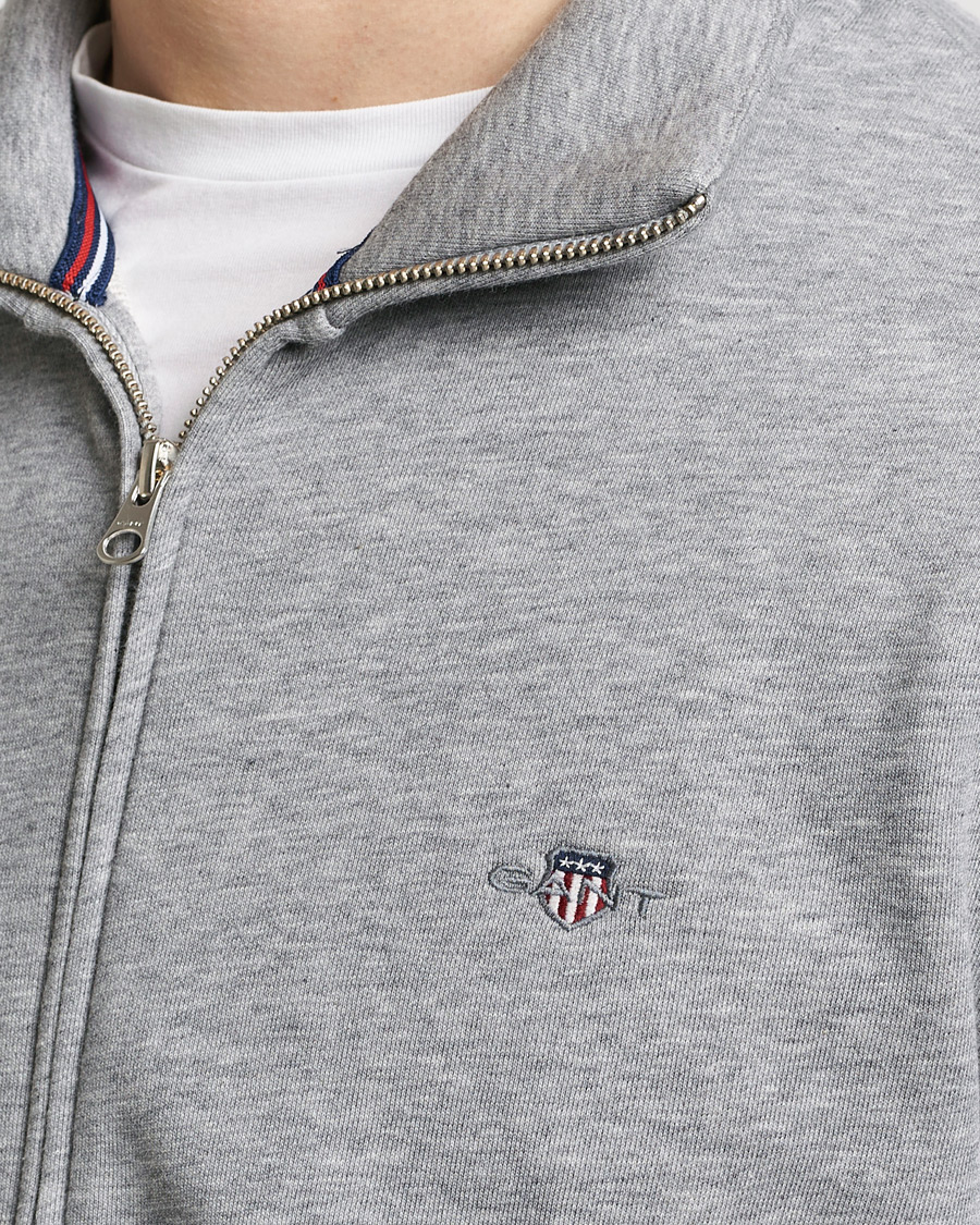Homme | Pulls Et Tricots | GANT | Original Full Zip Grey Melange
