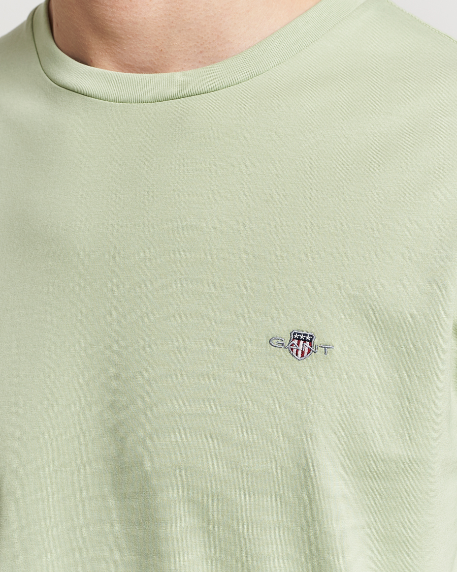 Heren | T-shirts | GANT | The Original T-Shirt Milky Matcha