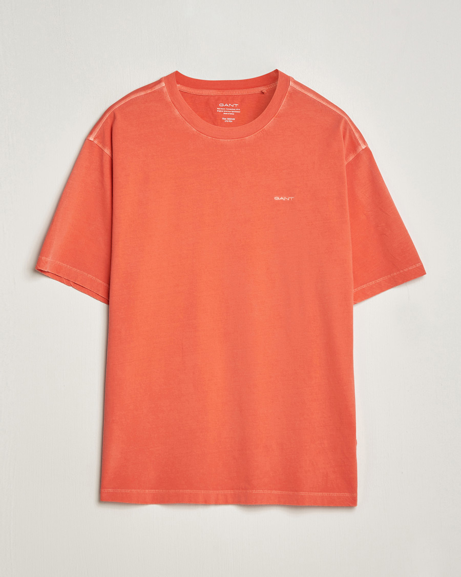 Homme | T-shirts | GANT | Sunbleached T-Shirt Burnt Orange