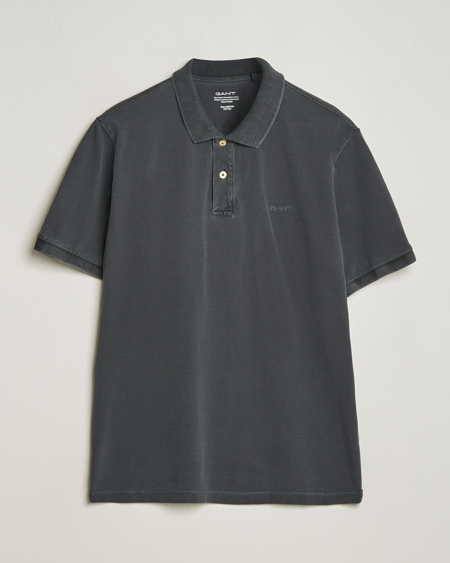Homme | Polos | GANT | Sunbleached Polo Black