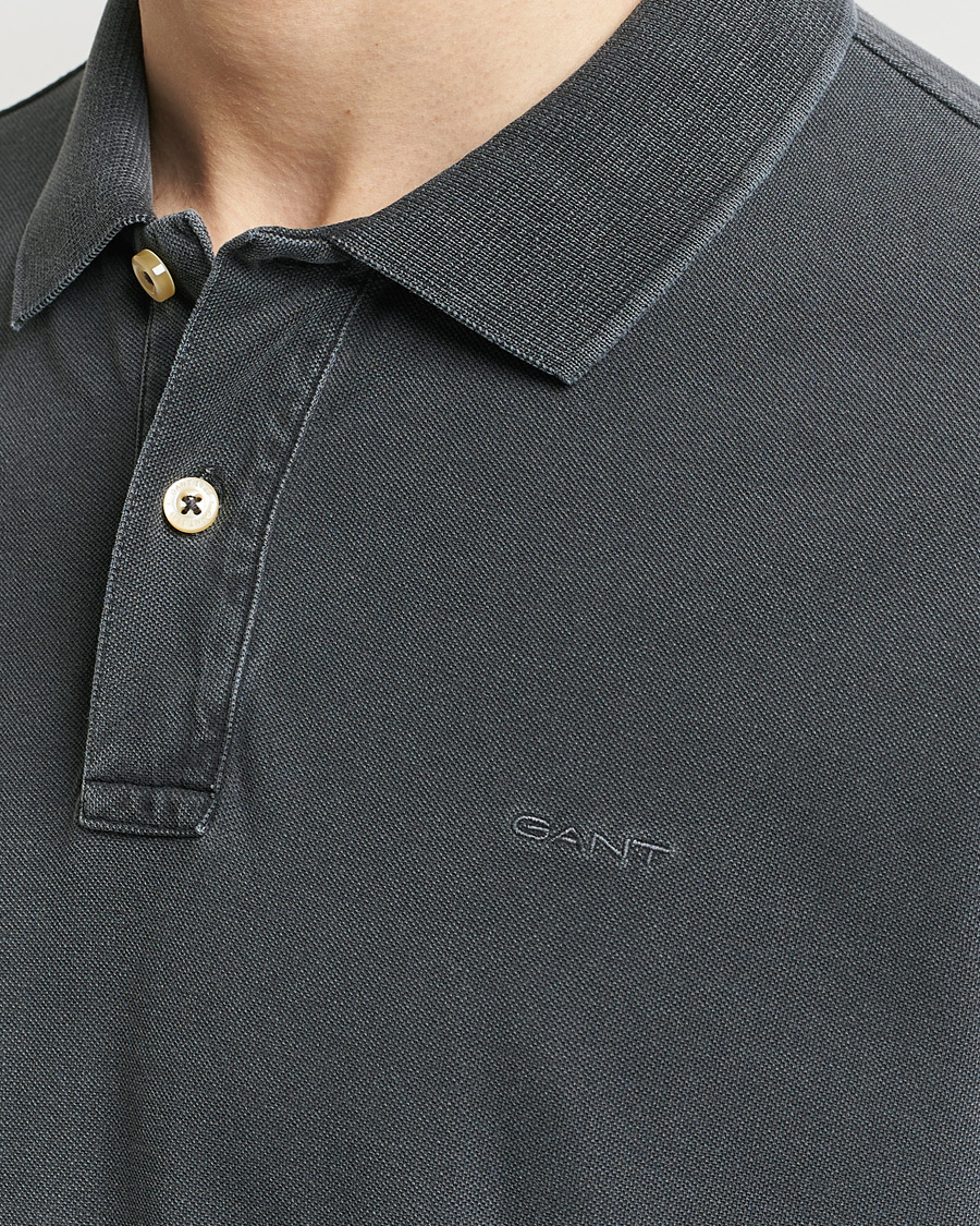 Homme | Polos | GANT | Sunbleached Polo Black