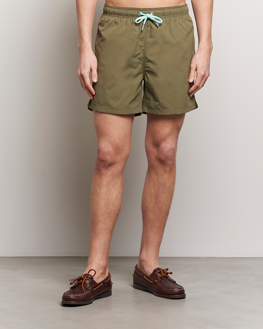 Homme | Maillots De Bain | Gant | Basic Swimshorts Juniper Green