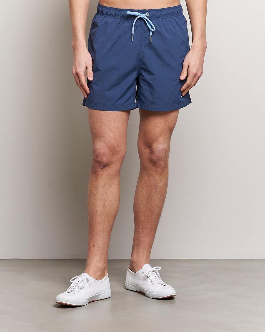 Homme | Maillots De Bain | Gant | Basic Swimshorts Dusty Blue Sea