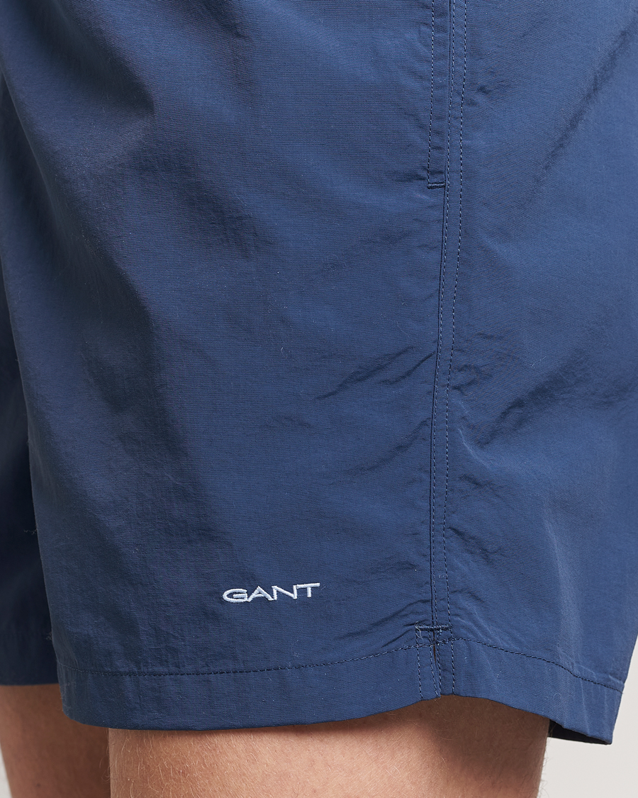 Homme | Maillots De Bain | Gant | Basic Swimshorts Dusty Blue Sea