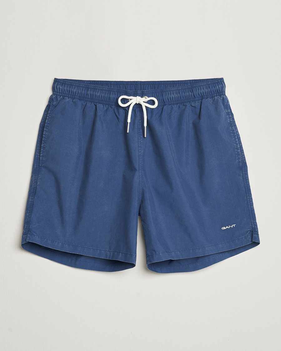 Homme | Maillots De Bain | GANT | Sunbleached Swimshorts Dusty Blue Sea