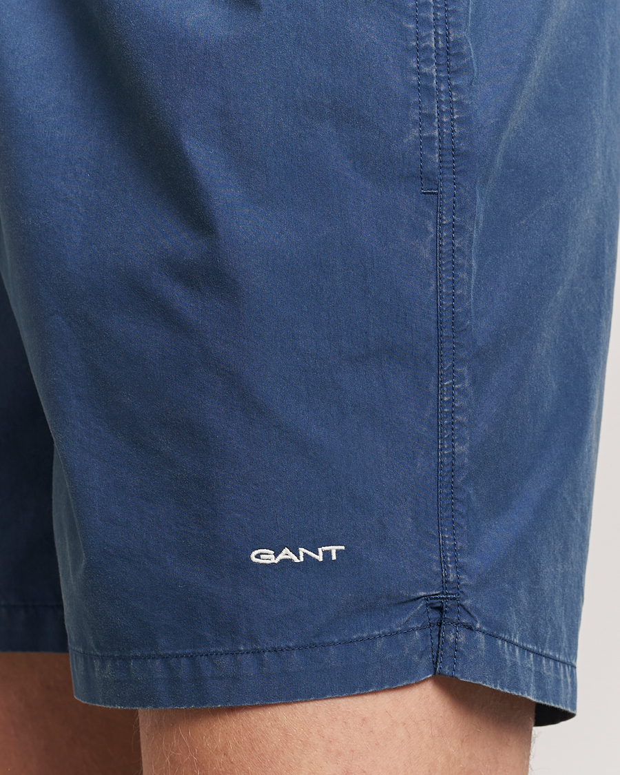 Homme | Maillots De Bain | GANT | Sunbleached Swimshorts Dusty Blue Sea