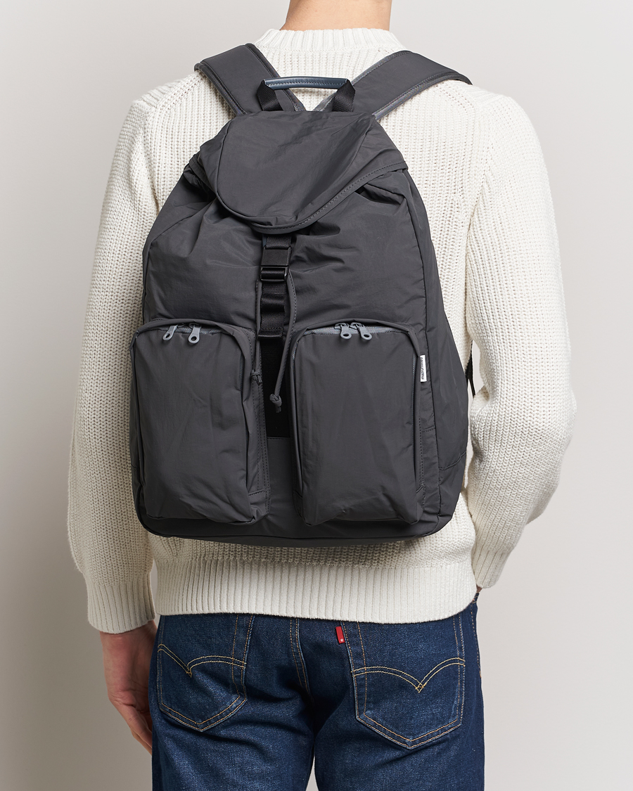 Heren | mazi untitled All Day 05 Nylon Backpack Grey | mazi untitled | All Day 05 Nylon Backpack Grey
