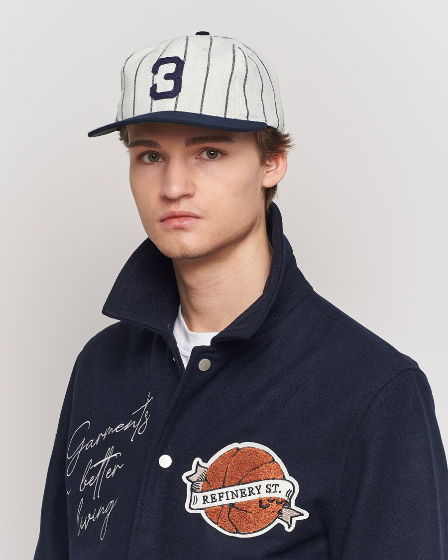 Homme | Ebbets Field Flannels Made in USA Babe Ruth 1932 Signature Series Cap White | Ebbets Field Flannels | Made in USA Babe Ruth 1932 Signature Series Cap White