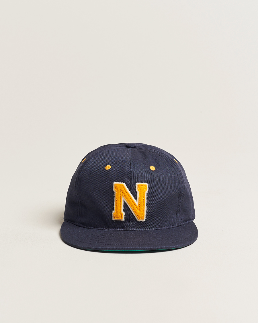 Heren | Ebbets Field Flannels Made in USA Great Lakes Naval Station Vintage Cap Navy | Ebbets Field Flannels | Made in USA Great Lakes Naval Station Vintage Cap Navy