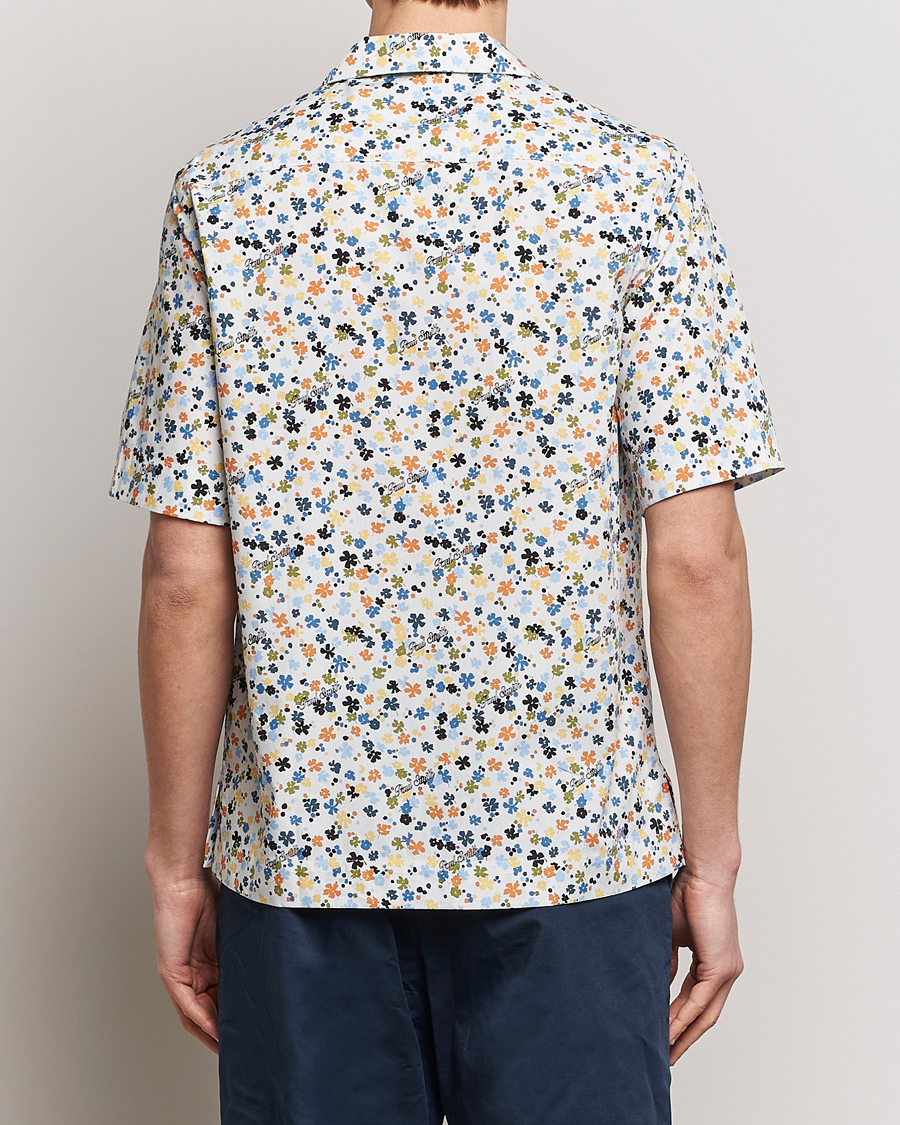 Homme | Chemises | Paul Smith | Printed Flower Resort Short Sleeve Shirt White