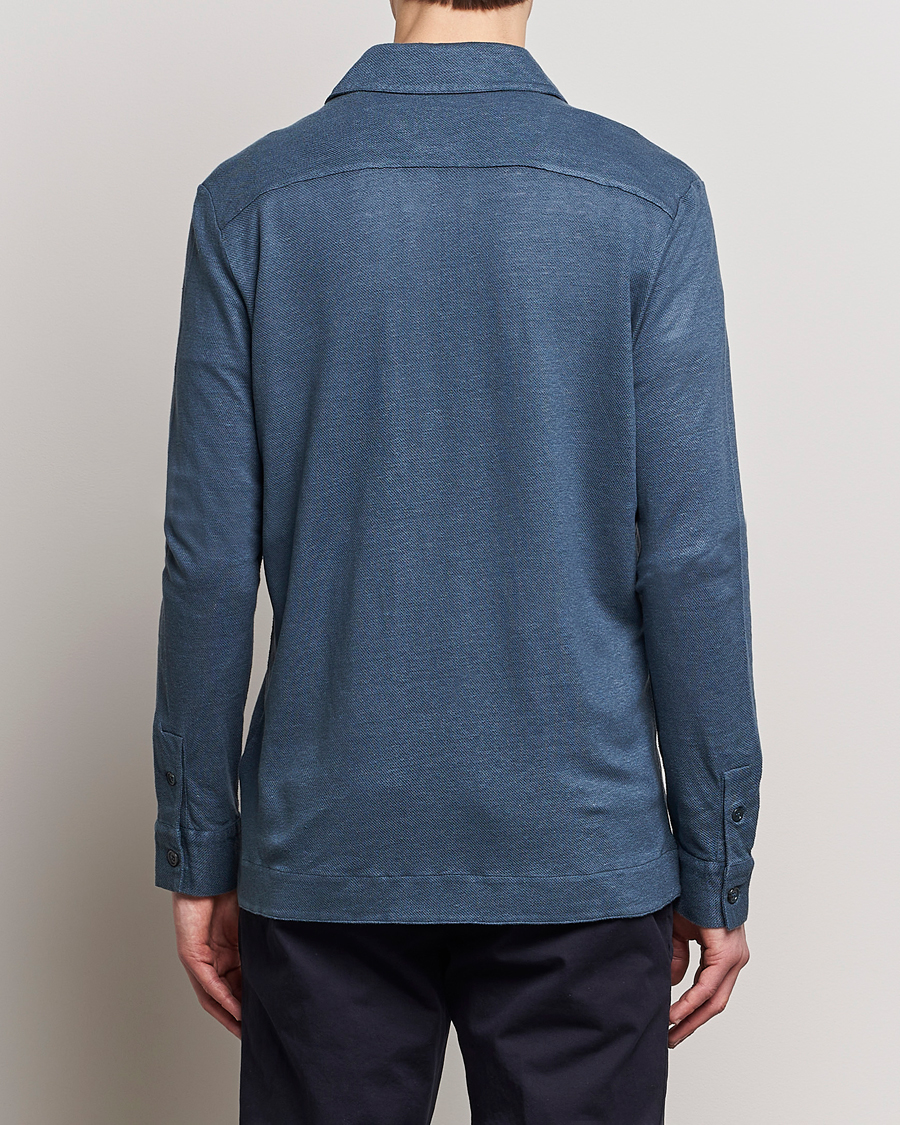 Heren | Overhemden | Paul Smith | Linen Jersey Shirt Blue