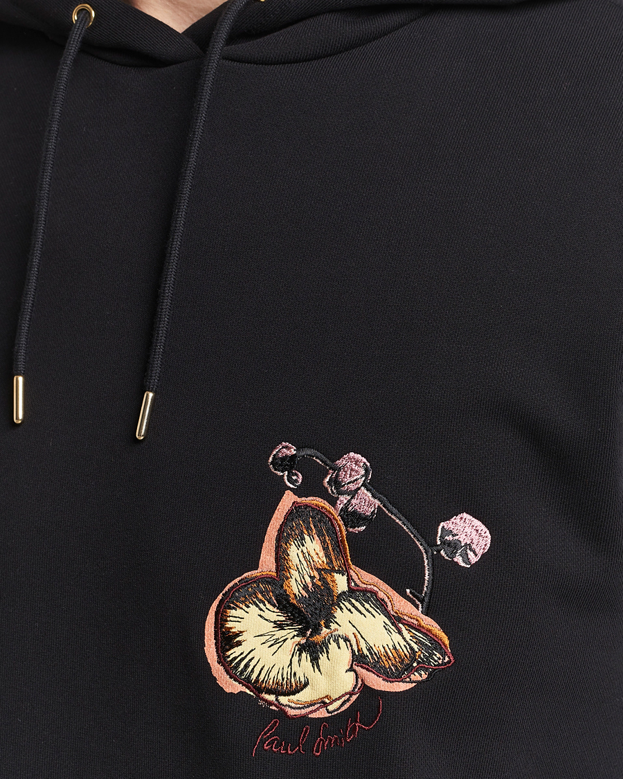 Homme | Pulls Et Tricots | Paul Smith | Printed Orchid Hoodie Black