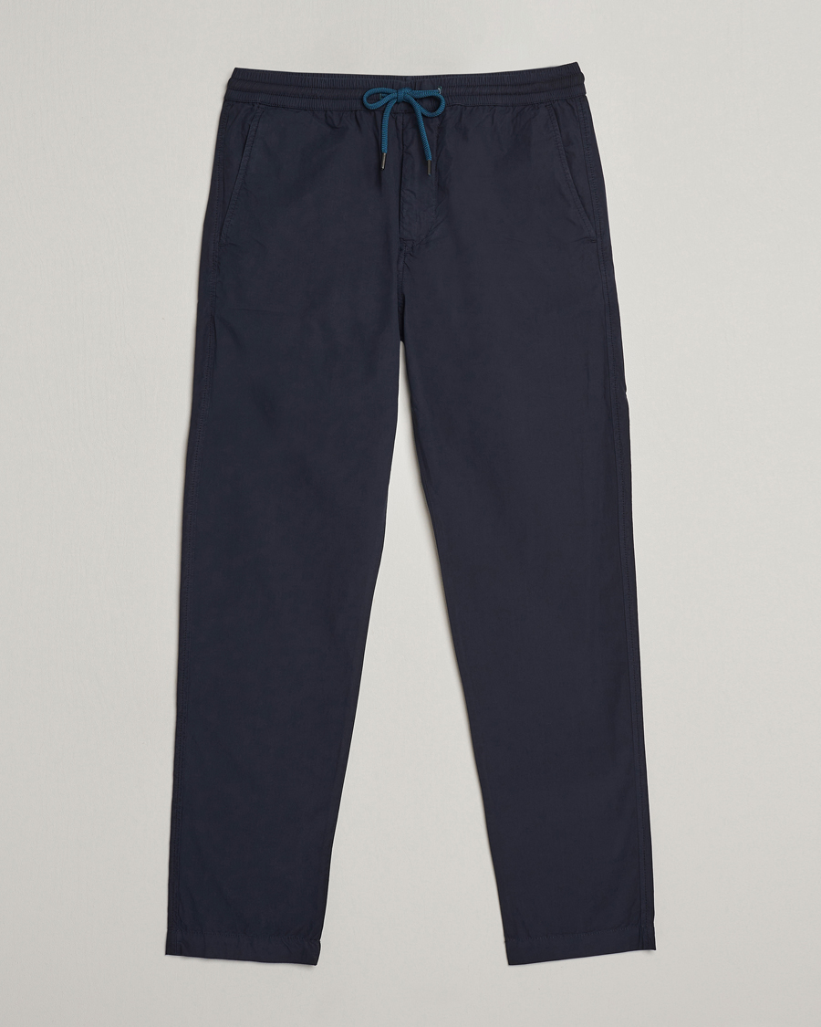 Homme | Pantalons | PS Paul Smith | Cotton Drawstring Trousers Navy