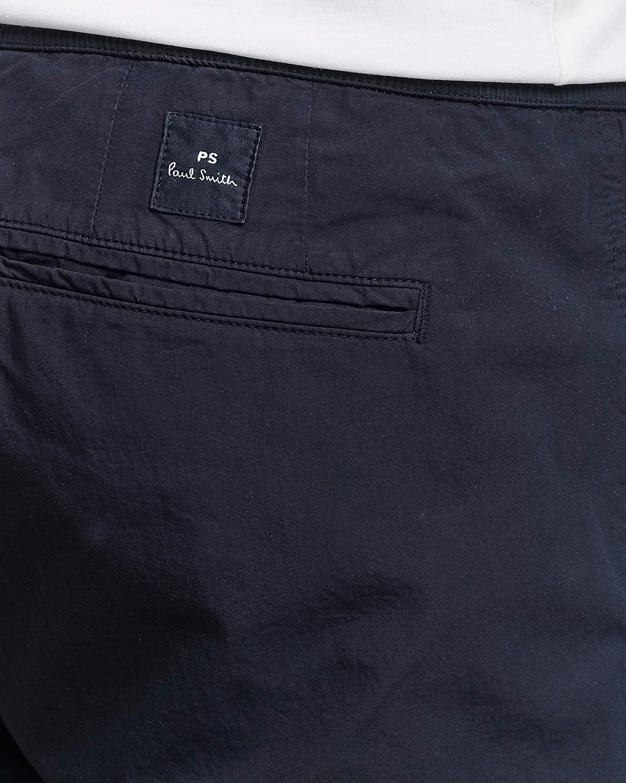 Homme | Pantalons | PS Paul Smith | Cotton Drawstring Trousers Navy