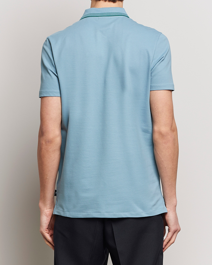 Homme | Polos | PS Paul Smith | Regular Fit Half Zip Polo Blue