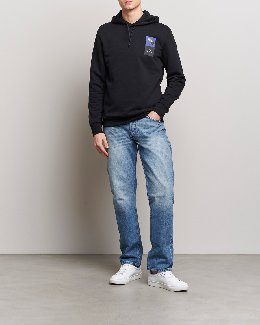 Homme | Pulls Et Tricots | PS Paul Smith | Zebra Hoodie Black