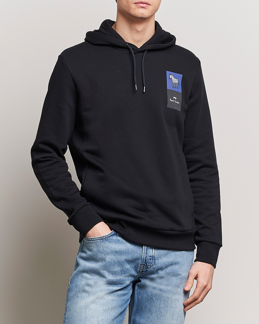 Homme | Pulls Et Tricots | PS Paul Smith | Zebra Hoodie Black