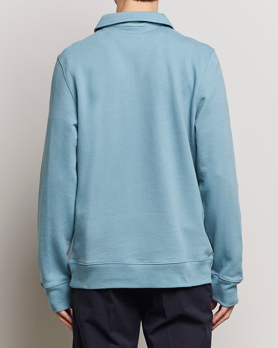Homme | Pulls Et Tricots | PS Paul Smith | Cotton/Linen Zebra Half Zip Blue