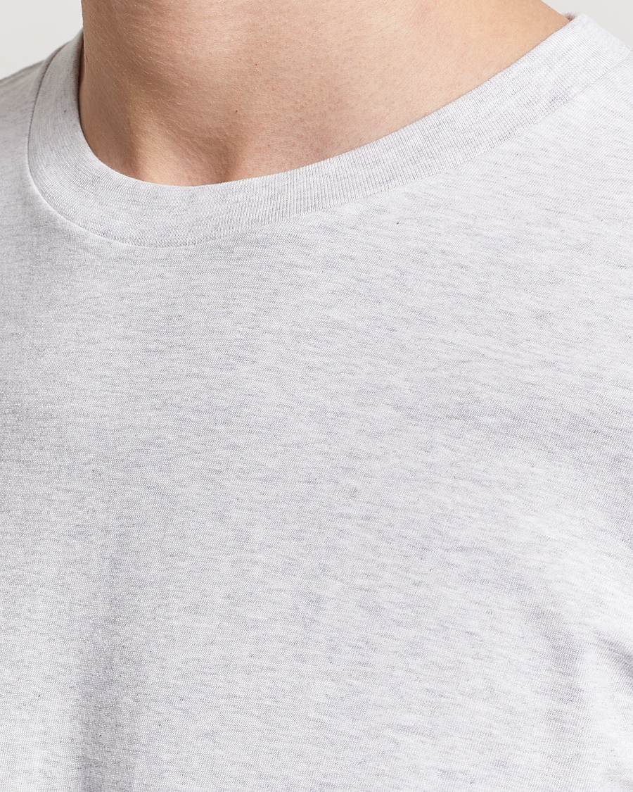 Heren | T-shirts | Bread & Boxers | Crew Neck Regular T-Shirt Light Grey Melange