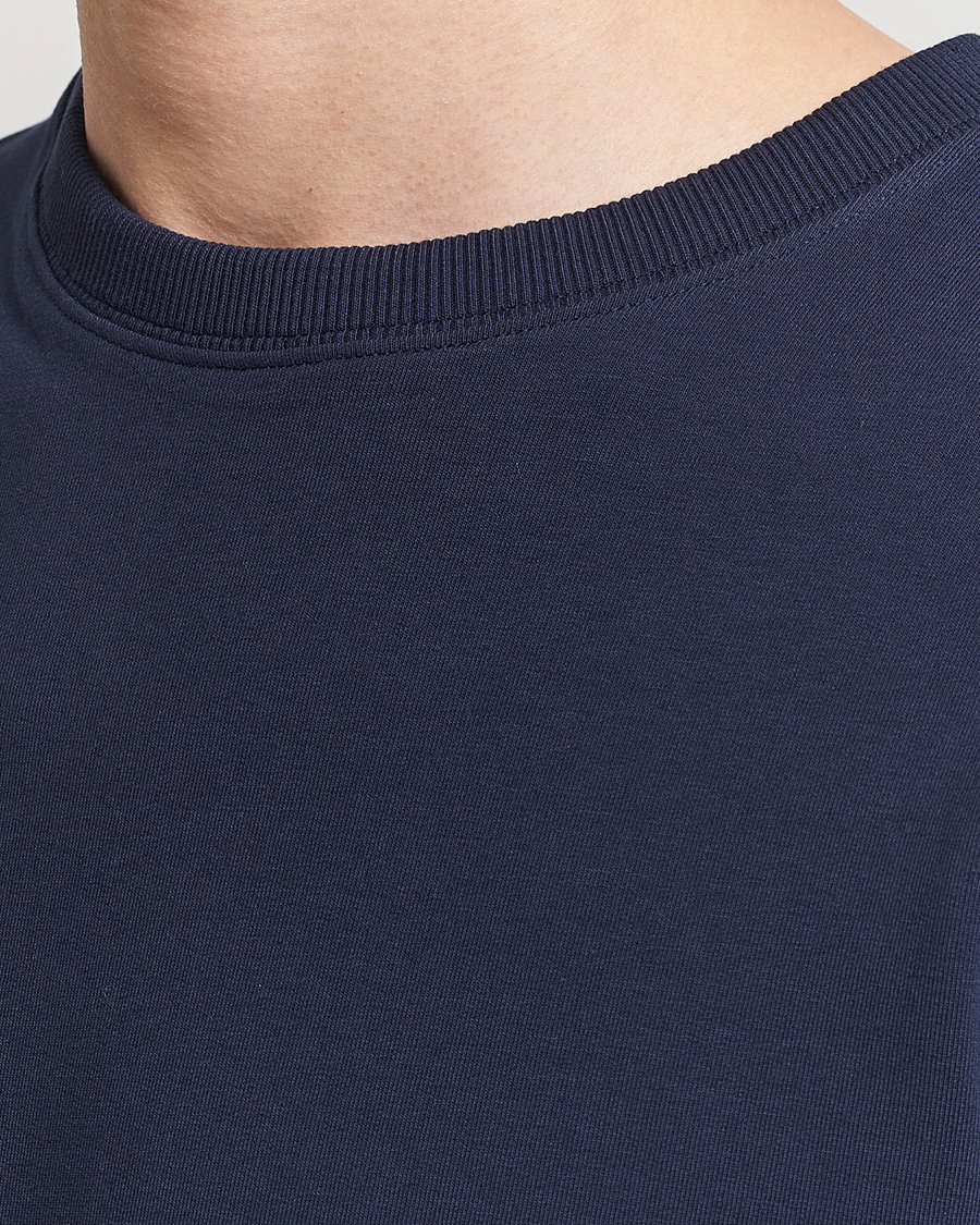Heren | Truien | Bread & Boxers | Loungewear Crew Neck Sweatshirt Navy Blue