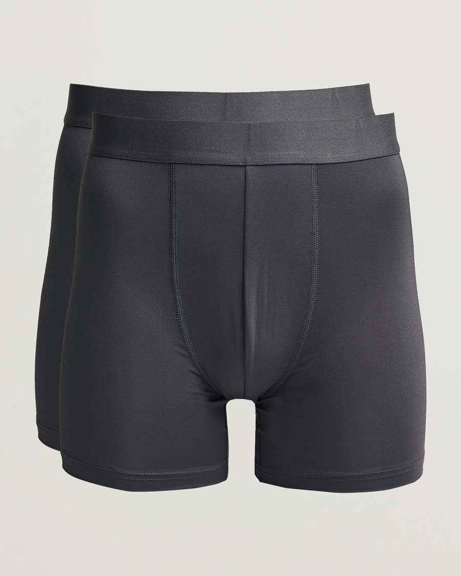 Heren | Ondergoed | Bread & Boxers | 2-Pack Active Boxer Brief Iron Grey