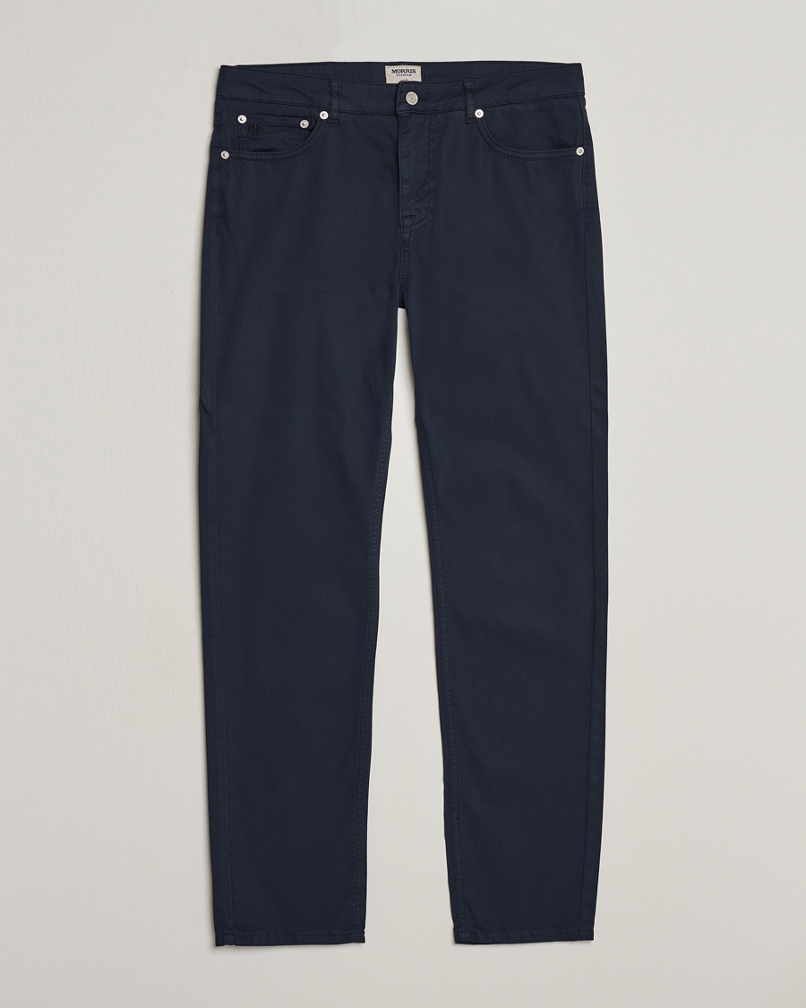 Homme | Pantalons | Morris | James Structured 5-Pocket Trousers Blue