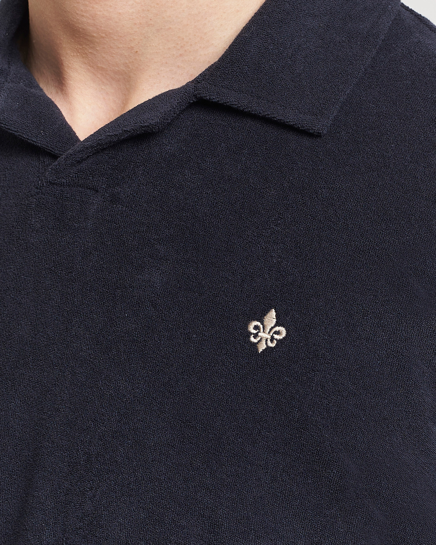 Heren | Polo's | Morris | Delon Terry Jersey Polo Old Blue