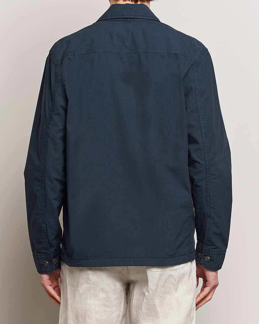 Homme | Manteaux Et Vestes | Morris | Harrison Cotton Shirt Jacket Old Blue